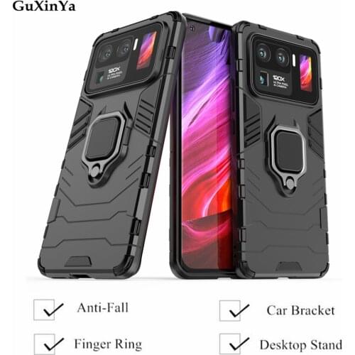 Phone Case For Xiaomi Mi 11 Ultra Cases Luxury Armor Magnetic Ring Back Cover For Xiaomi Mi 11 Ultra Fundas Mi11 Ultra Coque