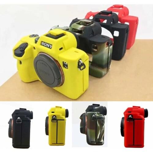 Nice Soft Camera Video Bag Silicone Case Rubber Camera case Protective Body Cover Skin For Sony A7III A7R3 A7 mark 3 A7 III