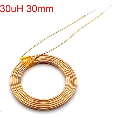 Induction Coil Of 30mm 30uH Wireless Charging Coil 30mm30uH