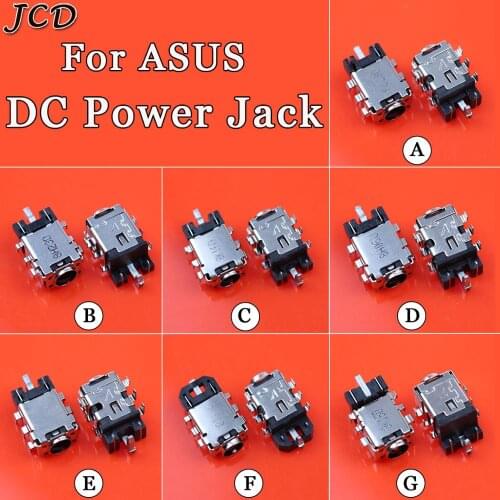 JCD 1PCS Laptop DC power jack charge connector For ASUS X540 X540L K401 F540UP A556 A401 X411U Q503 Q553 Q503UA A401 A556 F556