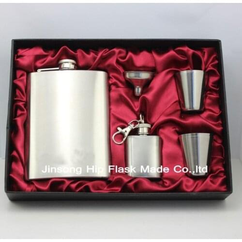 Jinsong hip flask Stainless Steel Flat Flasks
