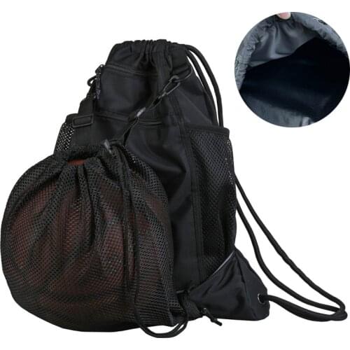 Mens Basketball Bag Double Shoulder Bundle Pocket Drawstring Double Shoulder Bag Womens Outdoor Travel Sports Backpack