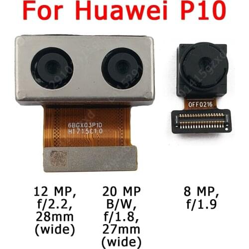 Original Front and Rear Back Camera For Huawei P10 Main Facing Camera Module Flex Replacement Spare Parts