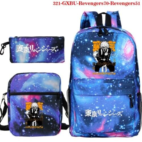 Tokyo Revengers Anime Printed Backpack Cosplay Cavans Pencil Bag School Bags Teenager Student Laptop Bookbag Girls Boys Mochila