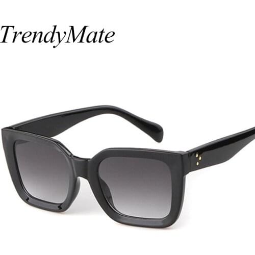 Retro Square Sunglasses Women Men Vintage Gradient Shades Sun Glasses Female Male Luxury Brand Design Eyewear 5369R