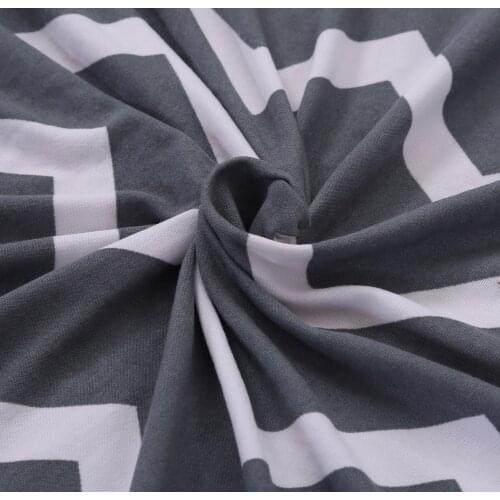 Modern Spandex Sofa Cover Wave Geomtric Printed All-inclusive Anti-dirty Slipcovers Wrap Tight Couch Cover Funda Cover