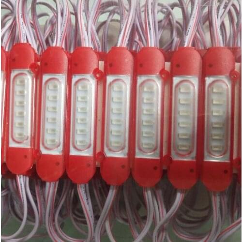 RGB LED Module Strip WS2811 3 LED IP65 Waterproof 5050 COB Injection Sign Lighting DC12V Window Store Front Lighting Lamp