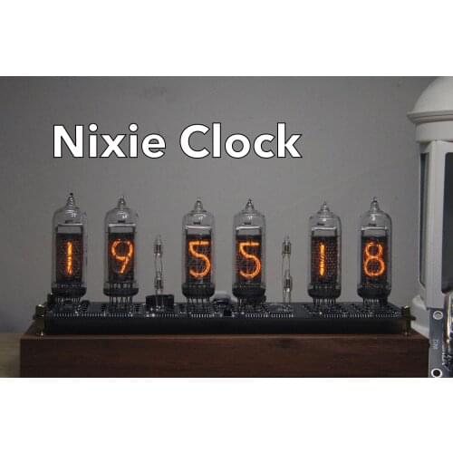 Glow Tube Clock IN14 Electronic Clock Retro Tube