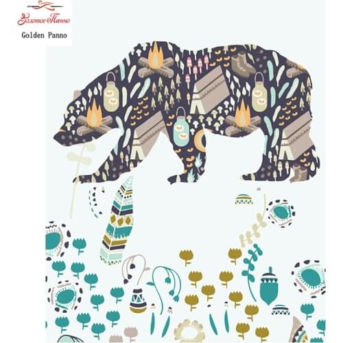 Golden panno,Full,DIY Diamond Embroidery,5D,Diamond Painting,Cross Stitch,3D,Diamond,Christmas,Needlework,wall ,Wild boar109