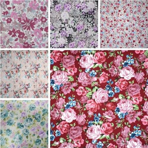 2021New Fabric Design Cartoon/Floral Printed Twill Cotton Patchwork Fabrics For DIY Handmade Cloth Sewing&Quilting Material
