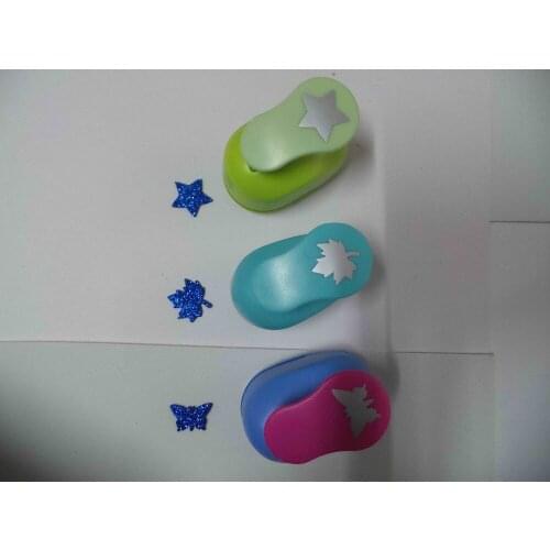 3pcs(2.5cm) star,maple,butterfly shape craft punch set Punch Scrapbooking school Paper Puncher eva hole punch free shipping