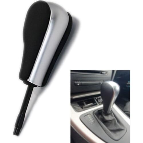 Car Automatic Leather Gear Shift Stick Knob Level For BMW 3 Series E90 Sedan 316 318 320 323 325 328 330 335 2008 2009 2010 2011