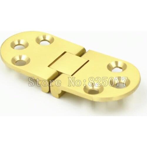 Free Shipping 4PCS Solid Brass Dining Table Round Table Folding Tables Hinge Round Edge with Screws JF1196