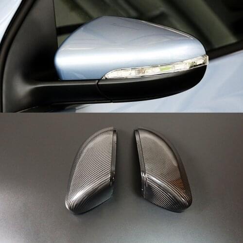Carbon Fiber Side Wing Rearview Rear View Mirror Replacement Cover Trim Case Shell For VW Golf 6 VI MK6 GTI R20 2010-2013