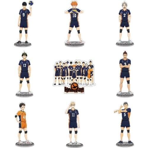 21cm Haikyuu Acrylic Stand Figure Model Toy Hinata Shoyo Kageyama Tsukishima Anime Acrylic Action Figures Decoration Toys Gifts