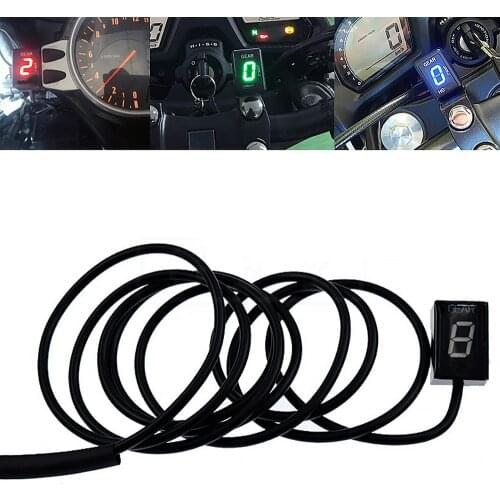 Motorcycle LCD Electronics 1-6 Level Gear Indicator 6 Speed Digital Gear Meter For Honda VTR1000F VTR 1000F VTR 1000 F 97 -2005