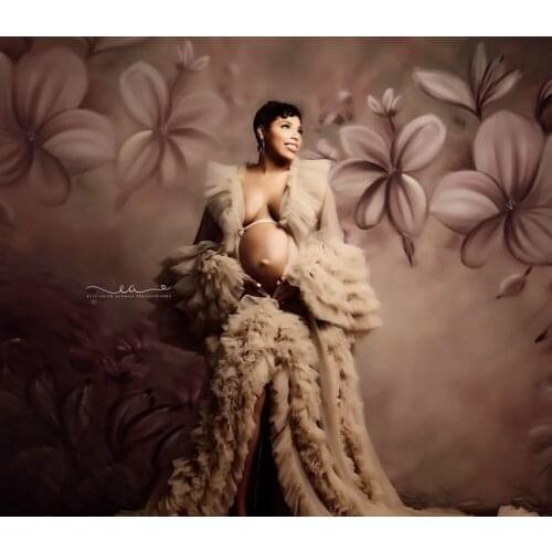 HUAYI Photography Backdrop Watercolor Oil Painting Flowers Newborns Child Studio Pregnant Woman Portraits Photo Background2025