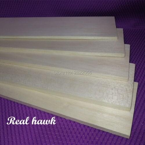 5pcs1000x80x6/7/8/9/10/12/15/20mm AAA+ Model Balsa wood sheets for DIY RC model wooden plane boat material