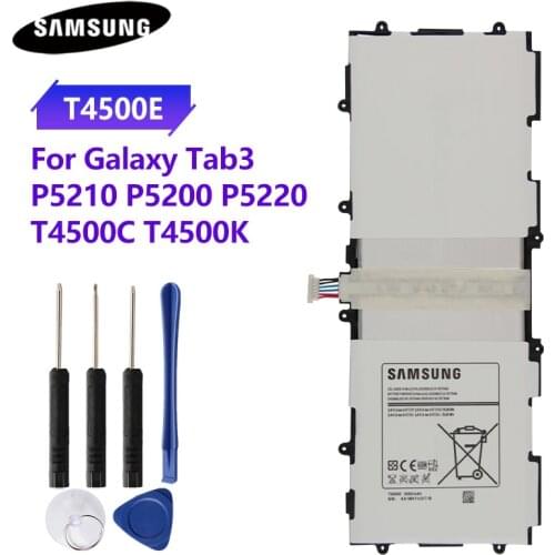 Original Tablet Battery T4500E T4500C T4500K For Samsung GALAXY Tab3 P5210 P5200 P5220 Genuine Replacement Batteries 6800mAh