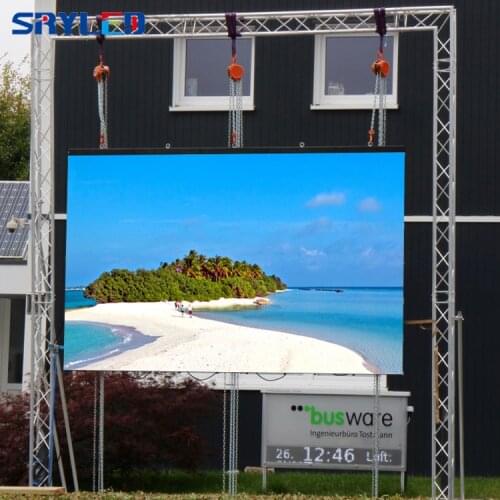 Advertising P6 LED Display Screen SMD3535 High Brightness