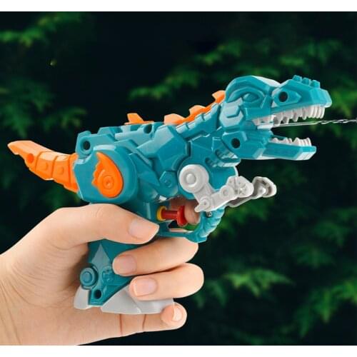 Robot Dinosaur Water Guns Toys Kids Squirt Gun For Child Summer Beach Swimming Pool Blaster Gun Portable