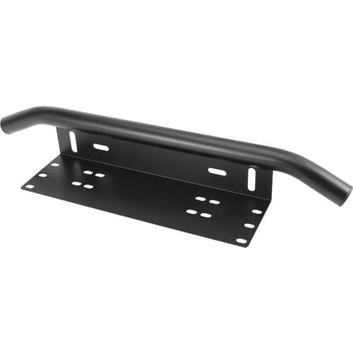 X Autohaux Light Bar Front License Plate Frame Mounting Bracket for Jeep Wrangler