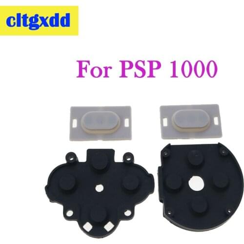 Cltgxdd Game Console Replacement for Sony PSP 1000 For PSP FAT D Pads Rubber Conductive R L button repair part