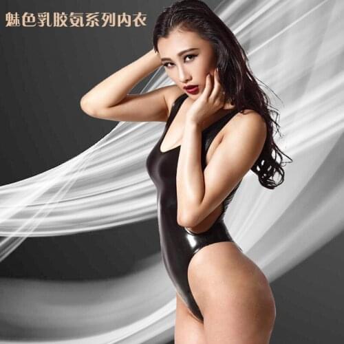 Woman Bodysuits Toning Bathing Suit Black Tank Top T Crotch Body-Shaping One-Piece Swimsuit High Fork Maillot Beach Motorcycle