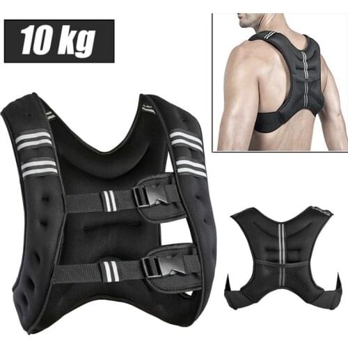 High Quality 10kg Running Weight Vest Sandbag Increase Fitness Effect Gym Family Outdoor Hiking Fitness Equipment Durable HWC