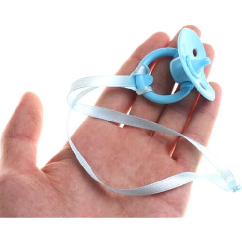 1PCS Pacifiers for Reborn Baby Doll Handmade DIY Pacifiers Nipples Dummy Fit for Dolls Accessories Random Color