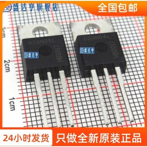 10Pcs/Lot IPP039N04LG 039N04L 80A 40V TO262DIP MOSFET Transistor NEW Original In Stock