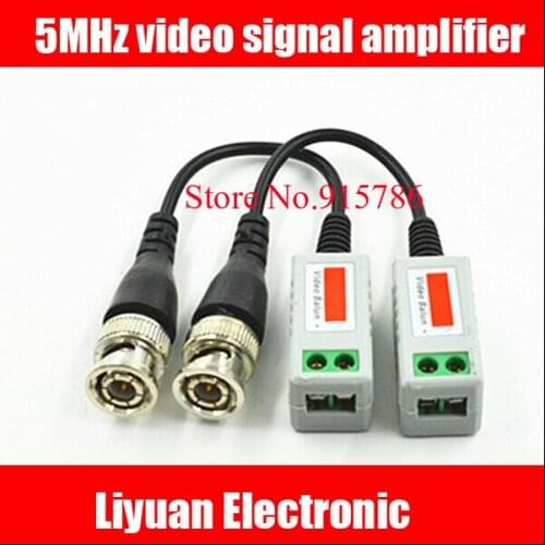 2pcs 1.5dB Twisted Pair Transmitter / surveillance video transmitter / 5MHz video signal amplifier