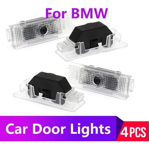 4PCS car door lights logo for BMW E39 E53 X5 528i Courtesy Shadow lamp Laser Projector Light Accessories