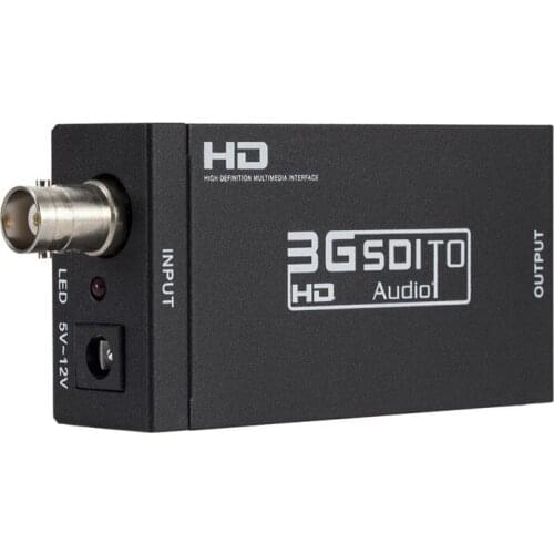 3G HDMI-compatible To SDI Converter SDI Adapter Audio HD-SDI/3G-SDI Adapter BNC 1080P DAC Converter for Monitor HDTV
