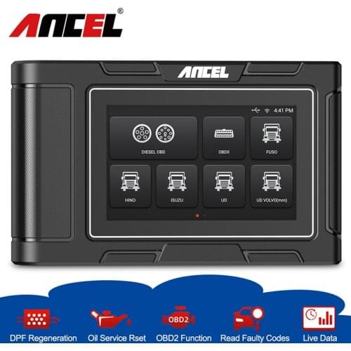 ANCEL HD3200 All System Heavy Duty Truck Scan Tool DPF Regeneration Oil Reset Check Vehicle Engine Diagnostic OBD2 Scaner