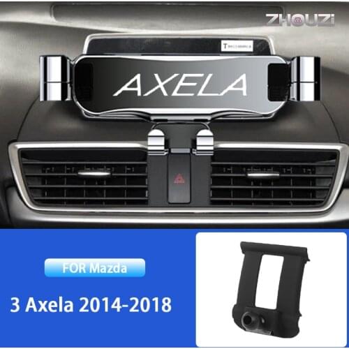 Car Mobile Phone Holder GPS Gravity Mounts Stand Navigation Bracket For Mazda 3 Axela 2014 2015 2016 2017 2018 Car Accessories