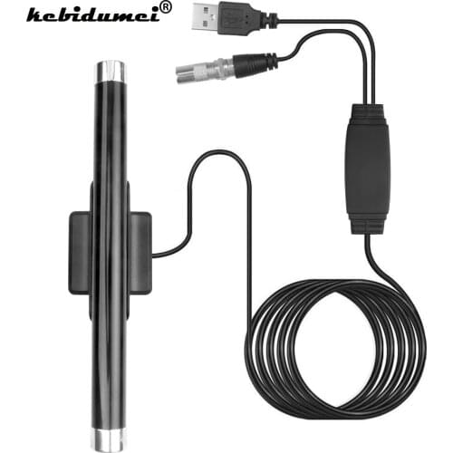 High Gain 36DB HD Digital TV Antenna Indoor Amplifier Signal Booster Satellite Signal Receiver for DTV/HDTV LED Light Design