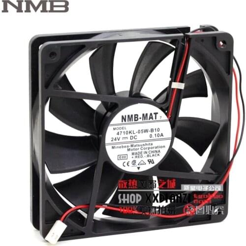 For NMB7 4710KL-05W-B10 12025 12CM 24V 0.10A fan