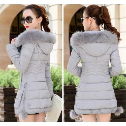 Exceent siya Women's Down Jackets With Fur