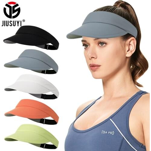 Fashion Men Summer UV Protection Outdoor Sport Baseball Running Adjustable Visor Caps Women Sunscreen Cooling Top Empty Hats