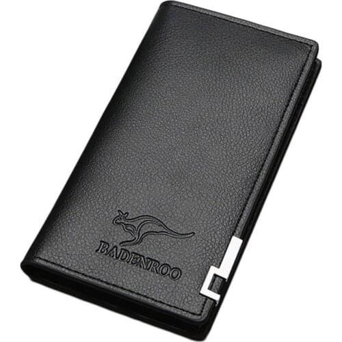 Men Wallets Business Casual Money Bag Long Section Multifunctional Leather Small Money Purse Coin Card Holder Purse Gift For Men