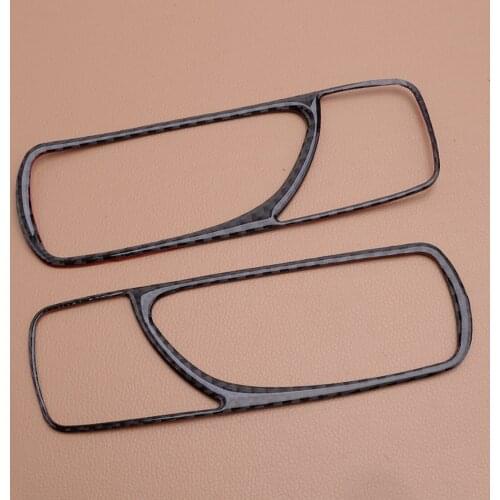 Car Carbon Fiber Rear Door Handle Frame Trim Sticker Fit For Lexus IS250 IS300 IS350 2006 2007 2008 2009 2010 2011 2012