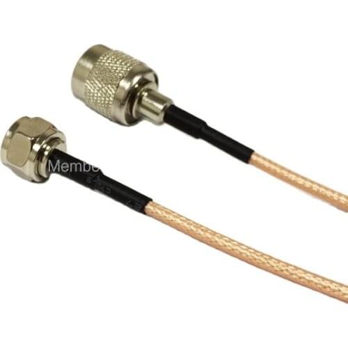 New RP-TNC Plug female pin Switch F Male Plug jumper cable RG316 Wholesale Fast Ship 15CM 6" Adapter