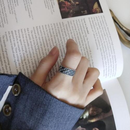 New Cute Funny Silver Color Star Finger Ring For Women Girls Gift