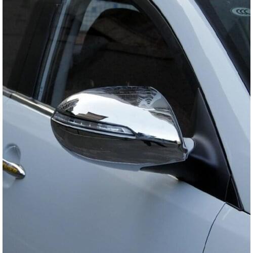 New 1Pair Chrome Door Rearview Mirror Cover Trim for Kia Sportage 2009 2010