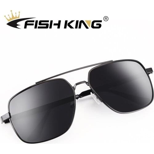 FISH KING Fishing Glasses Sunglasses Outdoor Sports Goggles Camping Hiking Driving Eye Sun Glasses For Women and Man
