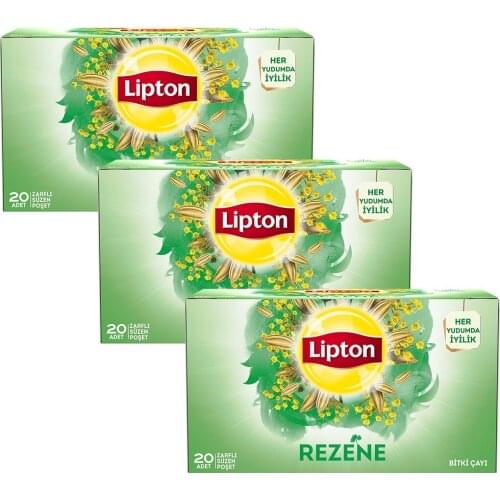 Lipton Cup Bag Herbal Tea Fennel 20 Pieces x 3 Pieces FREE SHİPPİNG