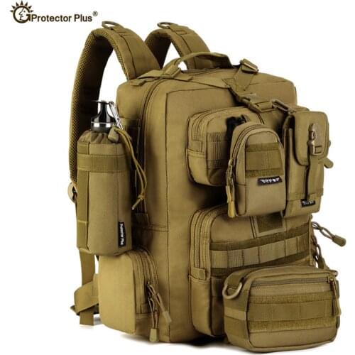 30L Man/Women Hiking Trekking Bag Military Tactical Backpack Army Waterproof Molle Bug Out Bag Outdoor Travel Camping Backpack
