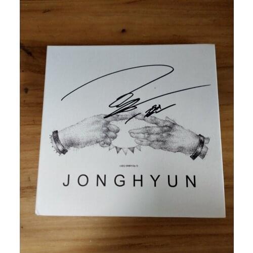 SHINEE Jong Hyun autographed hand signed album Story Op.1 CD+photobook K-POP korean