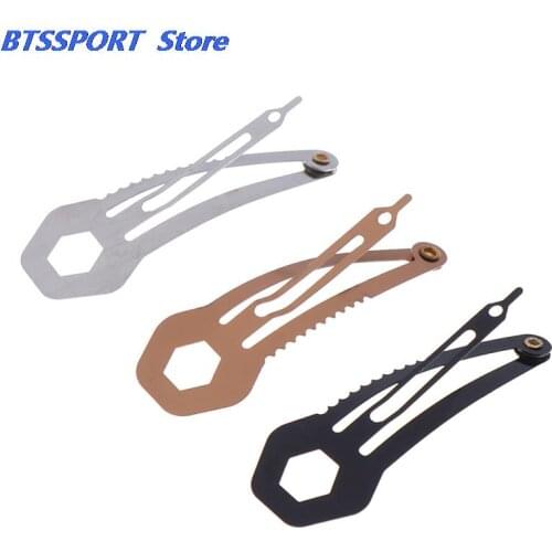 1pc Multi functional Women Hair Pin Self defense Multi Tool Hair Clip Hairpin Stainless Steel Tactical Practical Hairpin Tool